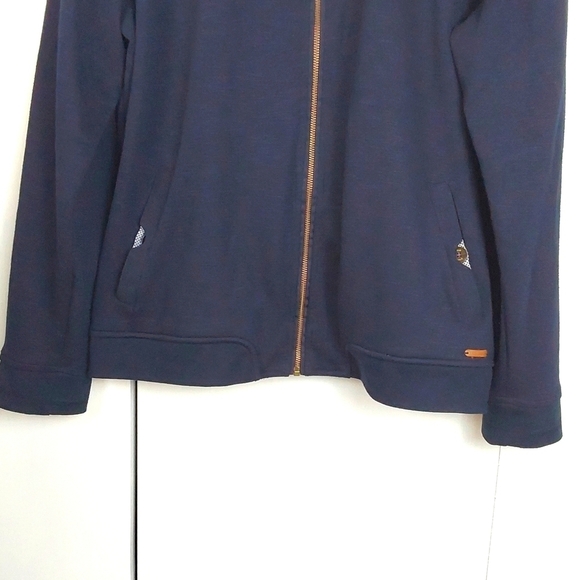 Ted Baker London Mens Black Sweater Coat Full zip Pockets Preppy Acadamia Sz.XL - Picture 5 of 12